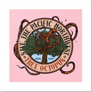 Save the Pacific Northwest Tree Octopus Posters and Art